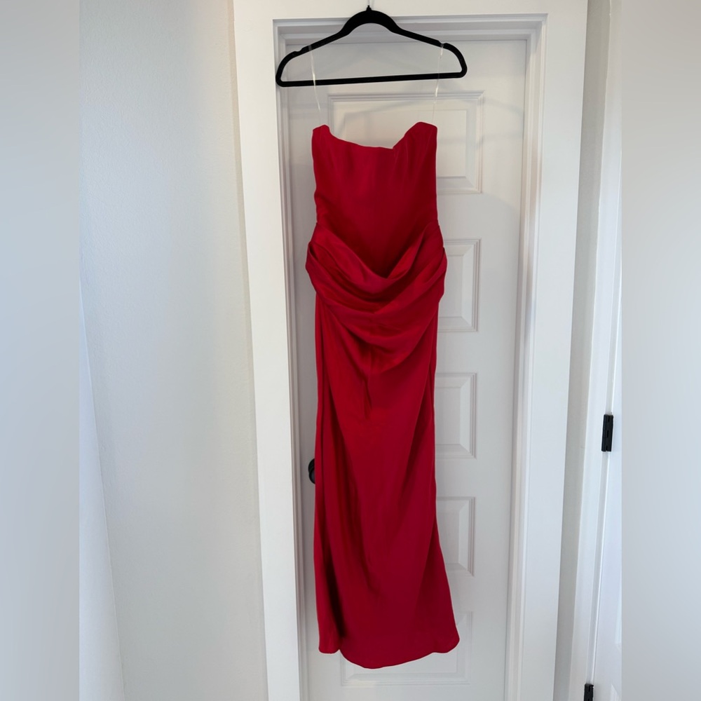 House of CB Scarlet Strapless Corset Maxi Dress